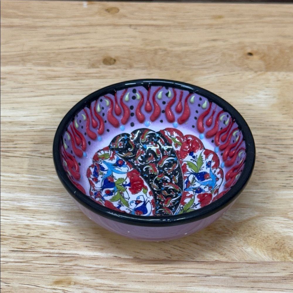 Handcrafted Multicolor Ceramic Bowl